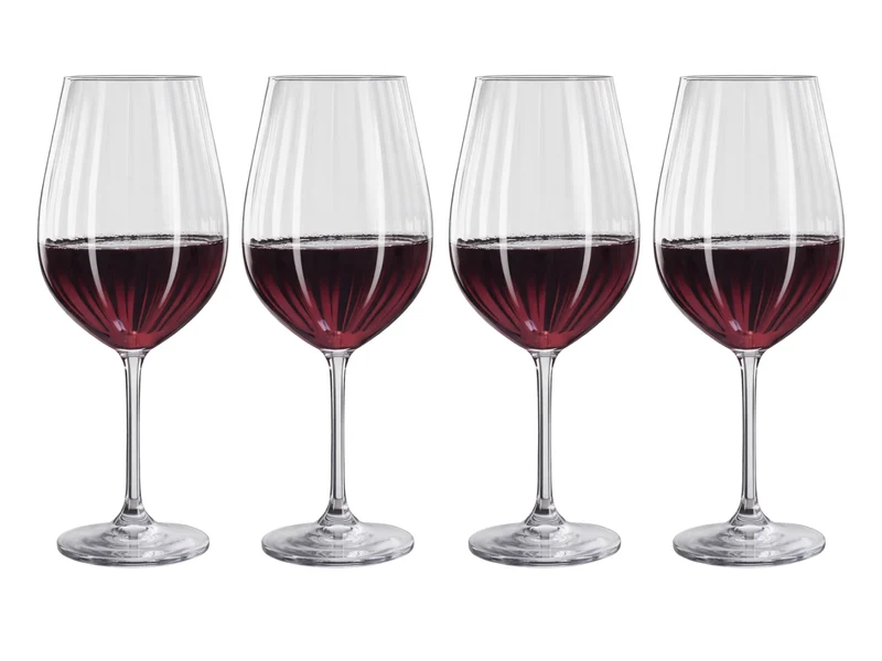 Set de verres a vin Cookinglife - Verres a vin rouge - Verano - 690ml - 4 pièces