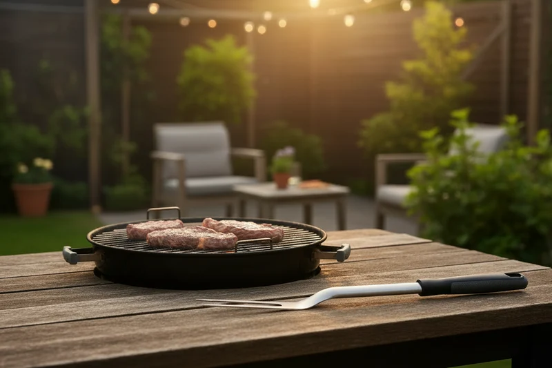 Fourchette à barbecue Cookinglife - Fourchette à griller - Fire & Flavour - 42 cm