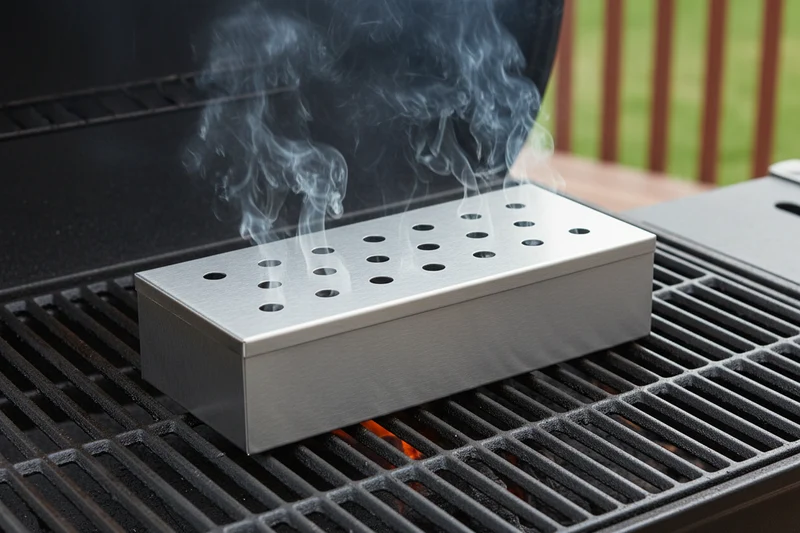 Boîte à fumoir Cookinglife - Fumoir à barbecue - Fire & Flavour - 25 cm