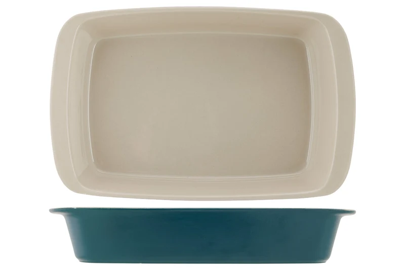 Plat a gratin Cosy & Trendy - en faïence - Fontestic - 34 x 21 x 5,5 cm