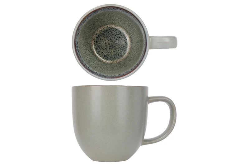 Ensemble de mugs à café Cosy & Trendy - en grès - Oona - 340 ml - 6 pièces