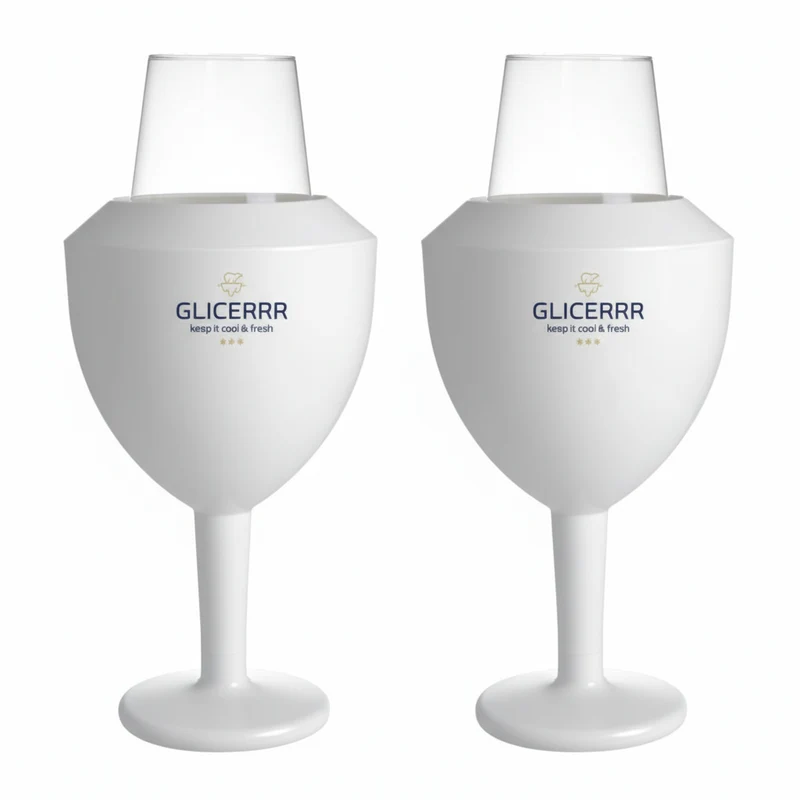 Set de refroidisseur a vin GLICERRR - Verre a vin - Basic - 300 mm - 2 pieces