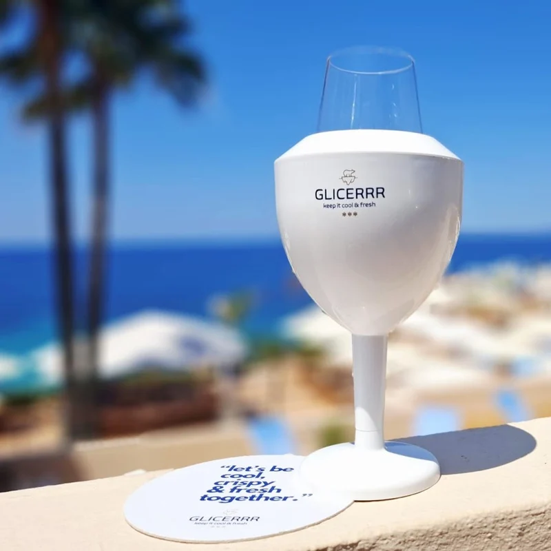Set de refroidisseur a vin GLICERRR - Verre a vin - Basic - 300 mm - 2 pieces