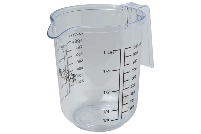 Verre doseur Birkmann - Bec verseur - Easy Baking - en plastique - 1 L