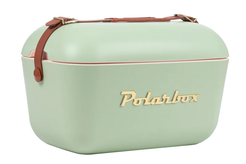 Glacière Polarbox - Glacière avec Bandoulière - Olive Green-Gold - 20 litres