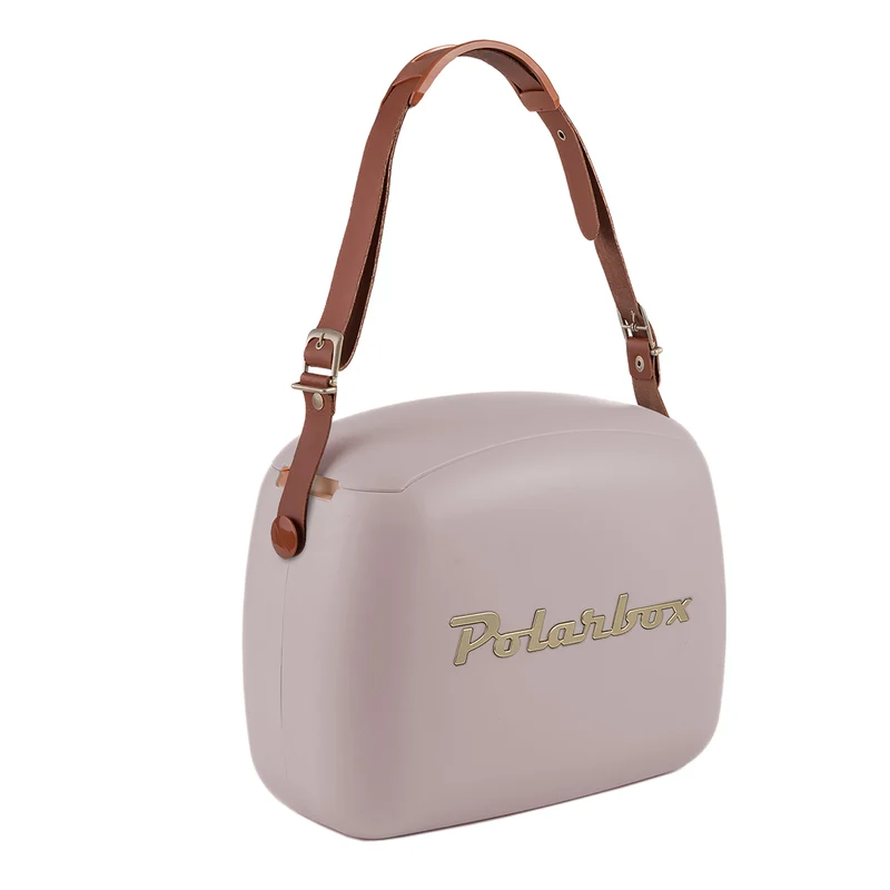 Polarbox Mini Glacière / Sac Isotherme avec 2 Boîtes à Lunch - Pearl-Gold - 6 litres