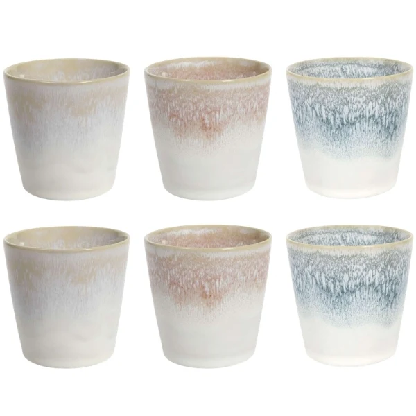 Cookinglife Tasses à café Mist 200 ml - 6 pièces