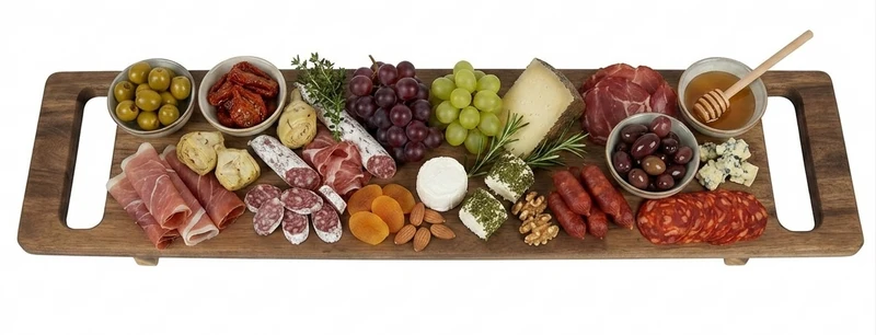 Planche de service / Planche à tapas Cookinglife - Bois d'Acacia - 60 x 13 cm