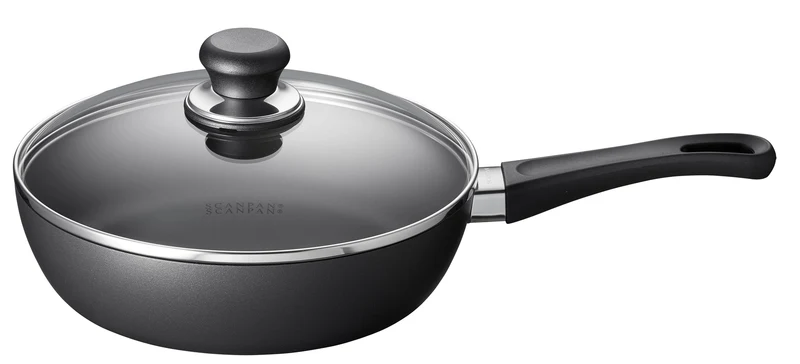 Sauteuse avec couvercle SCANPAN Classic Induction ø 24 cm / 2 litres - convient à toutes les sources de chaleur - revêtement antiadhésif standard
