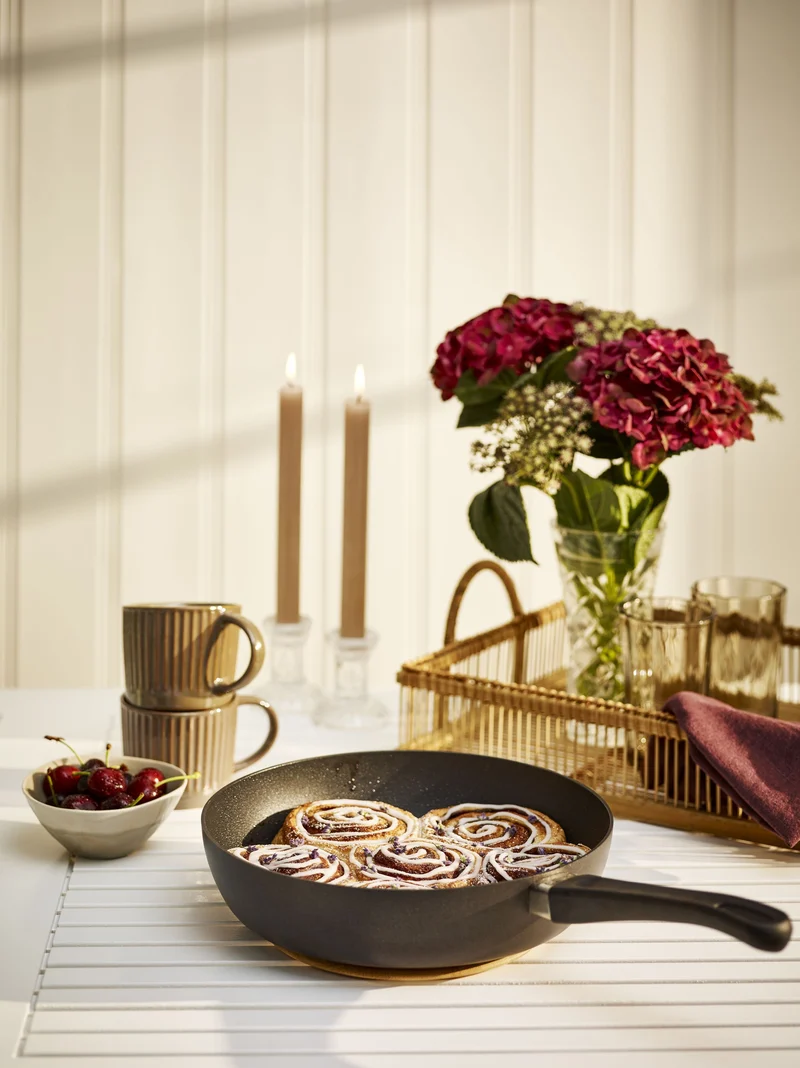 Sauteuse avec couvercle SCANPAN Classic Induction ø 24 cm / 2 litres - convient à toutes les sources de chaleur - revêtement antiadhésif standard