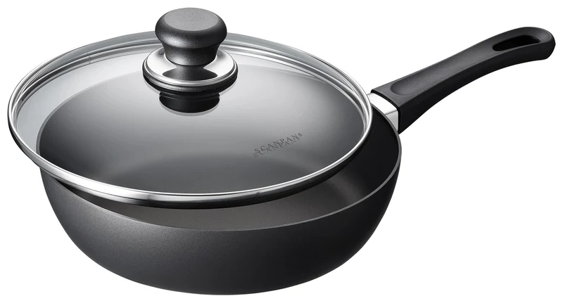 Sauteuse avec couvercle SCANPAN Classic Induction ø 24 cm / 2 litres - convient à toutes les sources de chaleur - revêtement antiadhésif standard