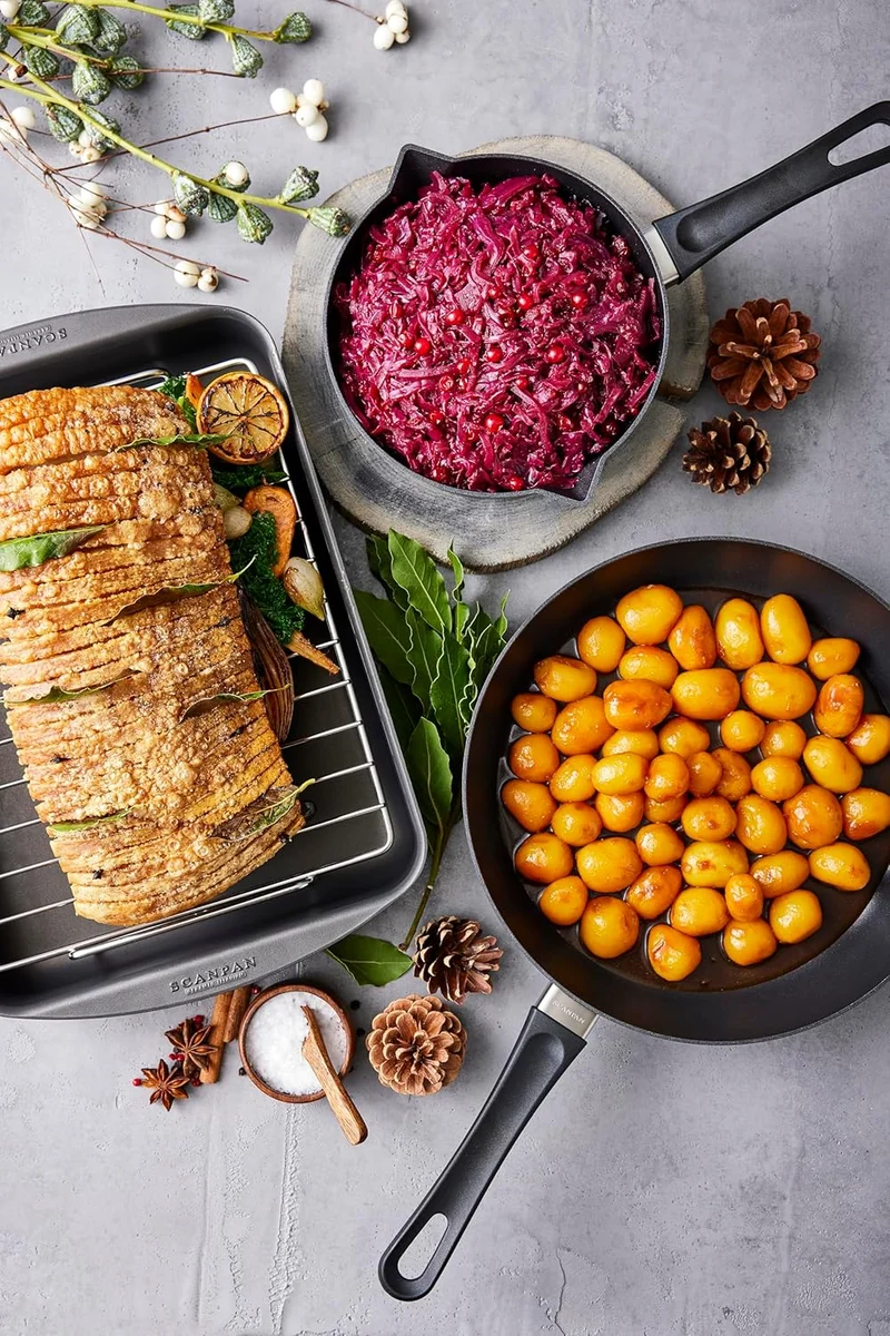 Sauteuse avec couvercle SCANPAN Classic Induction ø 28 cm / 3 litres - compatible avec toutes les sources de chaleur - revêtement antiadhésif standard