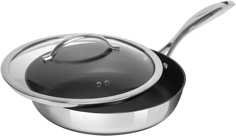 Sauteuse avec couvercle SCANPAN HaptIQ ø 28 cm / 2,5 litres - compatible avec toutes les sources de chaleur - revêtement antiadhésif standard