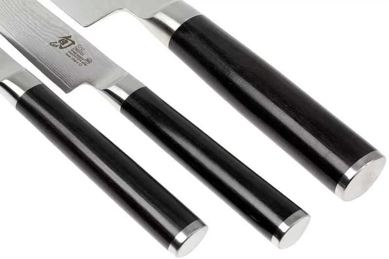 Set de couteaux Kai Shun Classic (couteau de bureau + couteau universel + couteau de chef) 3 pièces - DMS-300