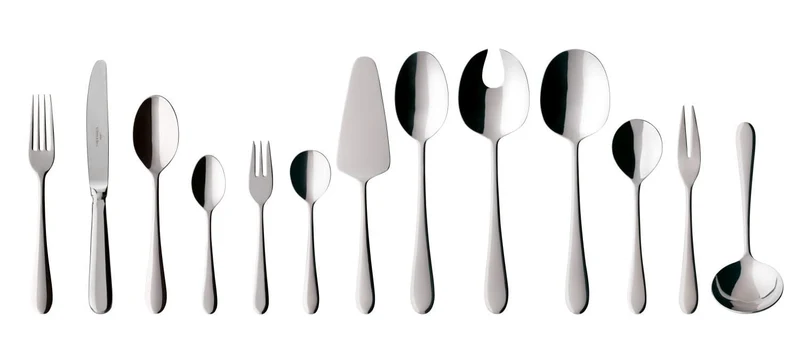 Ensemble de couverts Villeroy & Boch Oscar - Acier inoxydable - 68 pièces / 12 personnes