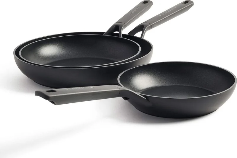 Batterie de cuisine KitchenAid Poêles Classic Forged - ø 20, 24 & 28 cm - revêtement antiadhésif céramique