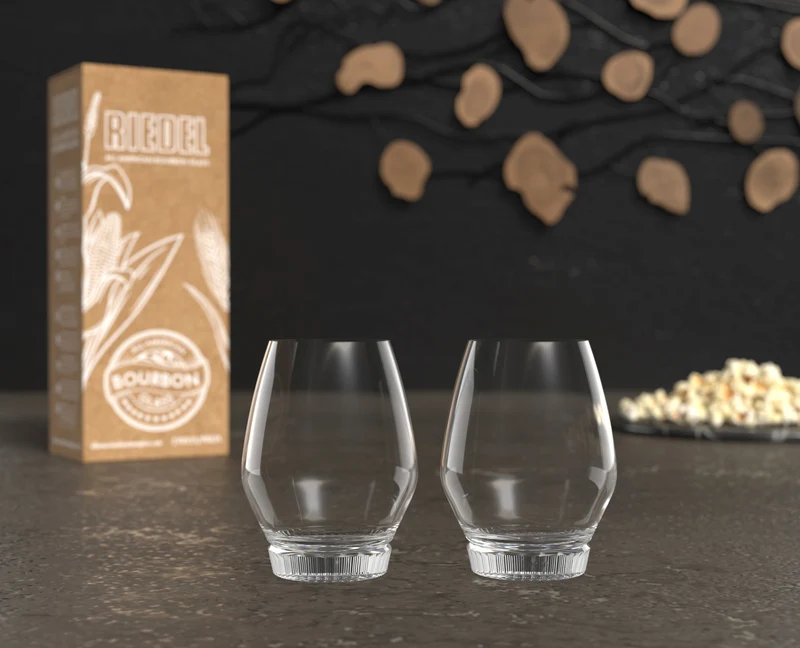 Verres à whisky Riedel All American Bourbon - 250 ml - 2 pièces