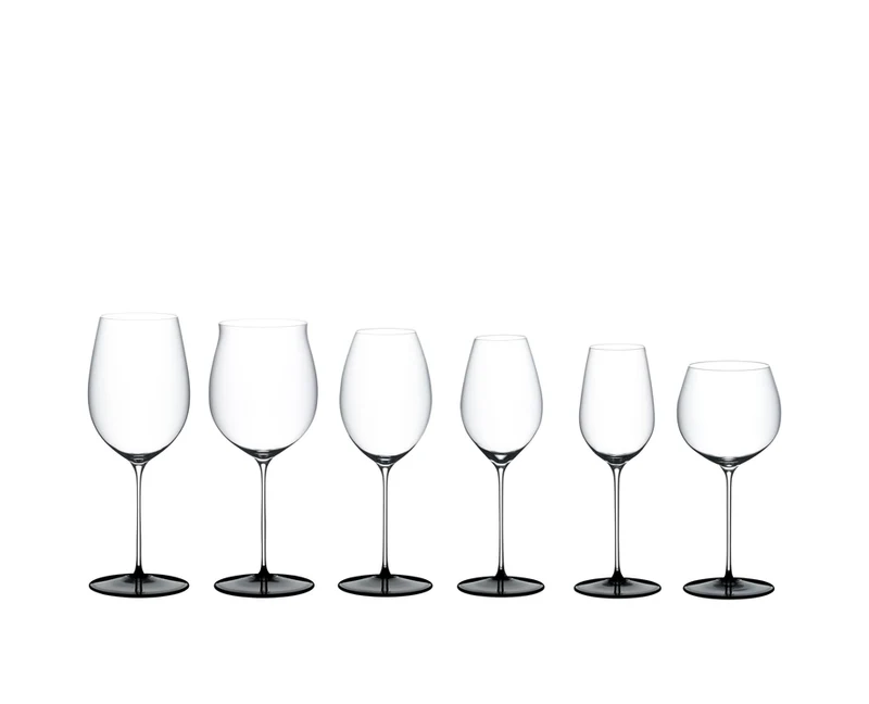 Verre à vin rouge Riedel Fatto A Mano Black Tie - Hermitage / Syrah - 668 ml