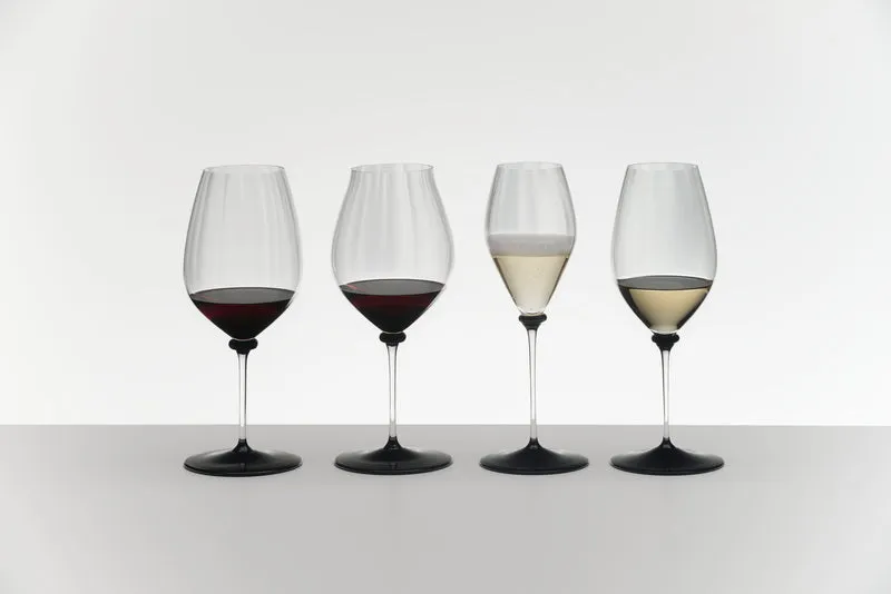 Verre à champagne Riedel Fatto A Mano Performance - Pied noir - 375 ml
