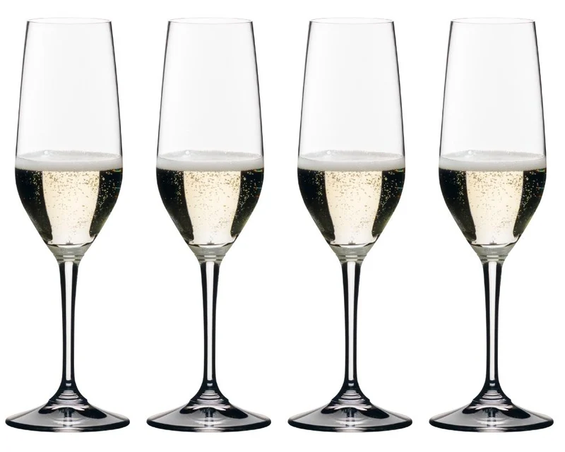 Verres à champagne Riedel Vivant - flûtes à champagne - 290 ml - 4 pièces