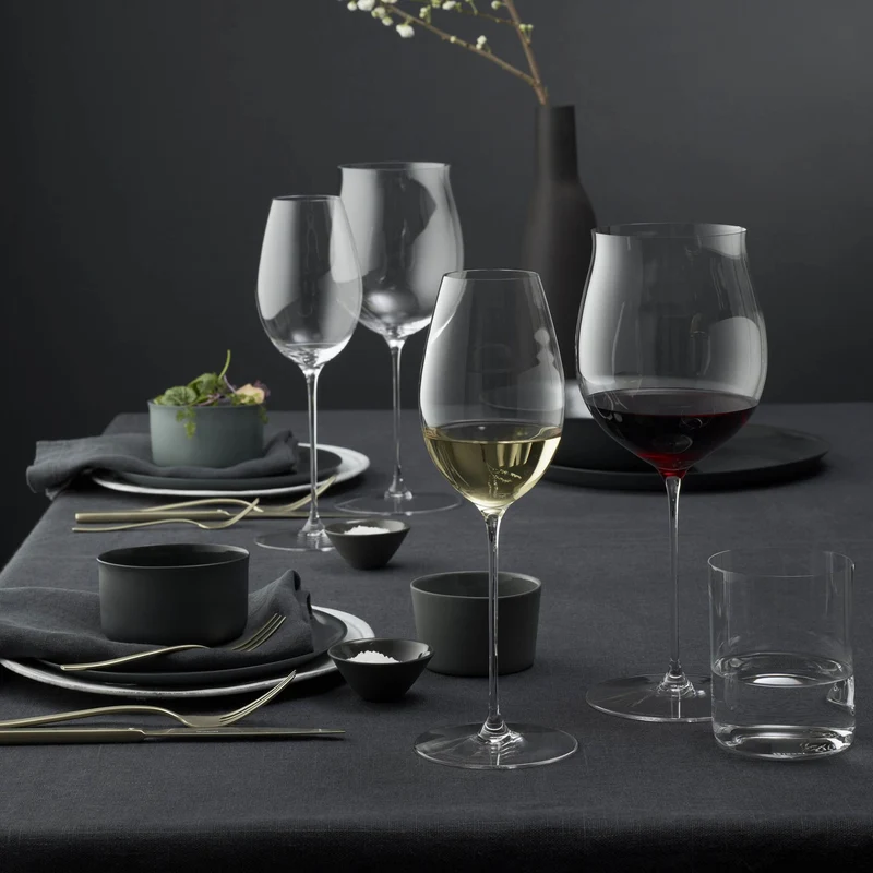 Ensemble de verres à vin Riedel Superleggero - Bordeaux Grand Cru, Burgundy Grand Cru, Riesling & Oaked Chardonnay - 4 pièces