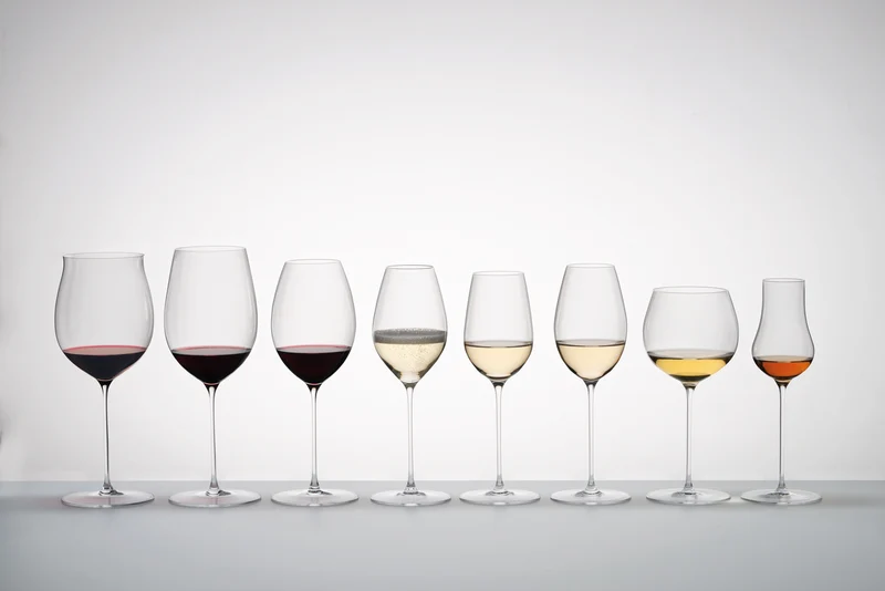Ensemble de verres à vin Riedel Superleggero - Bordeaux Grand Cru, Burgundy Grand Cru, Riesling & Oaked Chardonnay - 4 pièces
