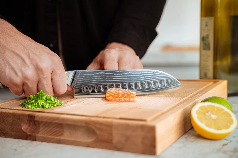 Set de couteaux Blackwell - Santoku et Nakiri - Damascus - VG10 - 2 pièces