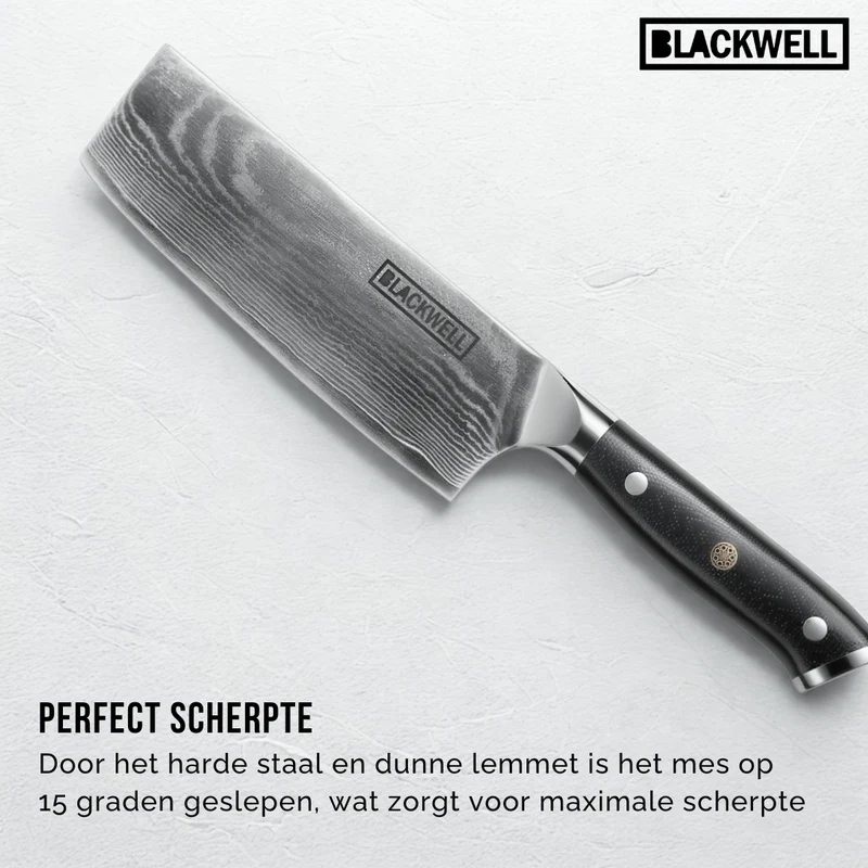 Set de couteaux Blackwell - Chef+Nakiri - VG10 - 67 couches - 2 pièces