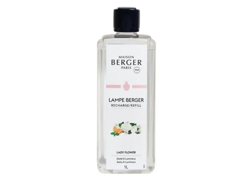 Recharge Maison Berger - Pour lampe à parfum - Lady Flower - 1 L