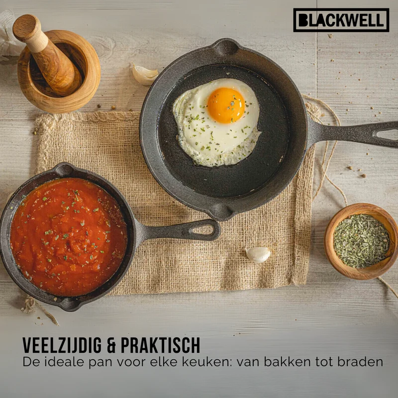 Poêle en fonte Blackwell - Poêle à frire - Cook & Grill - Ø 16 cm