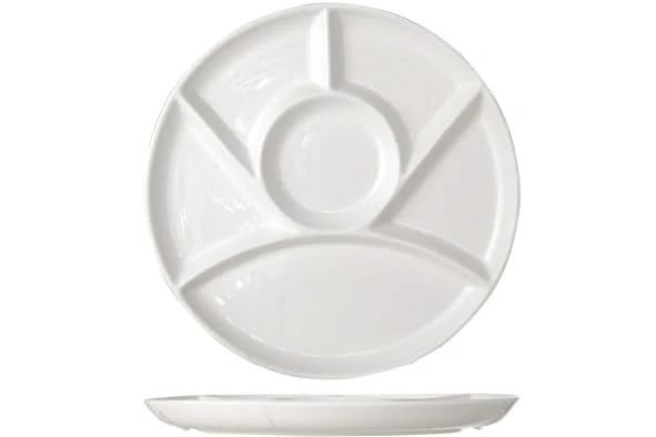 Set d'assiettes Cosy&Trendy - Assiette a fondue - Gourmet - ø 24,5 cm - 6 pièces