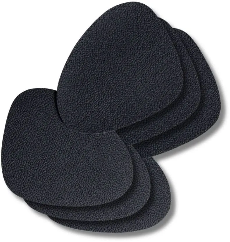 Set de sous-verres Cookinglife - en cuir vegan - Organique - 13x11cm - 6 pièces