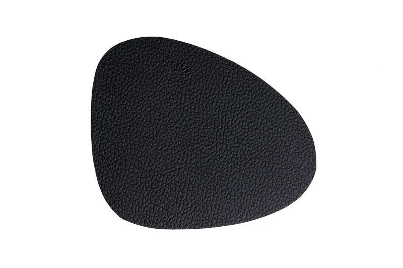Set de sous-verres Cookinglife - en cuir vegan - Organique - 13x11cm - 6 pièces