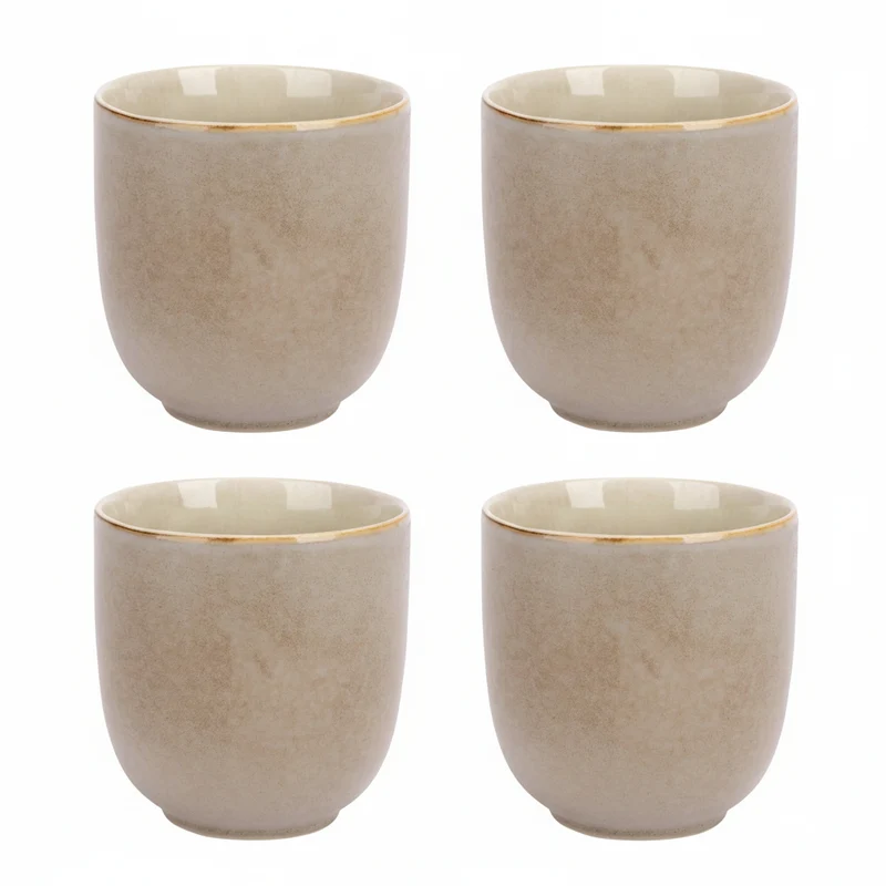 Set de tasses à café Cosy & Trendy - Cappuccino - Forest - 260 ml - 4 pièces