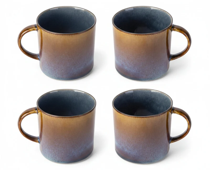 Ensemble de mugs Cosy & Trendy - Mugs à café - Quintana Blue - 450 ml - 4 pièces