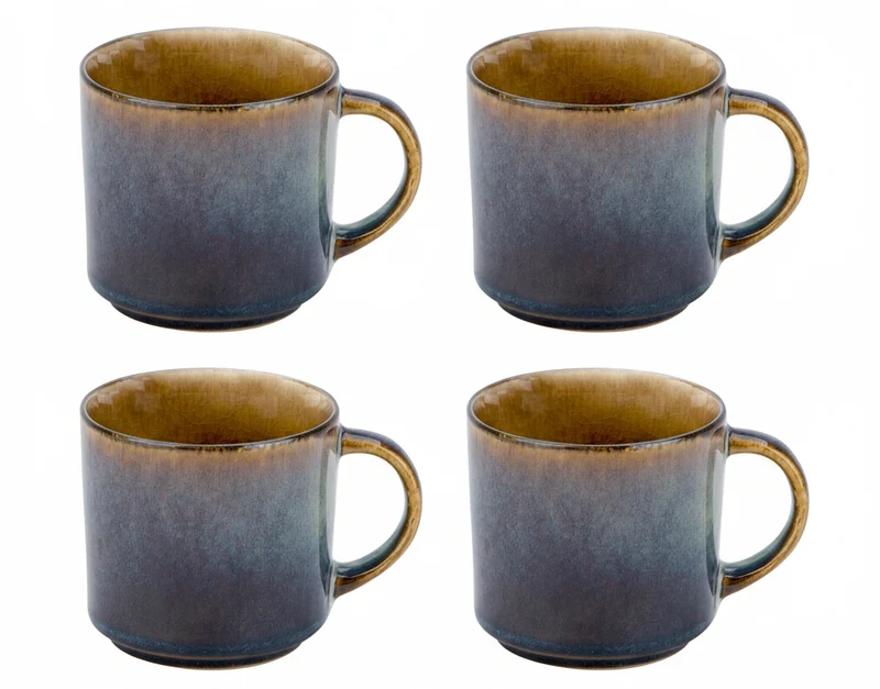 Ensemble de mugs Cosy&Trendy - Mugs à café - Quintana Amber - 450 ml - 4 pièces