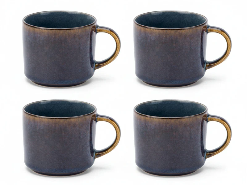 Set de tasses à café Cosy & Trendy - Senseo - Quintana Blue - 220 ml - 4 pièces