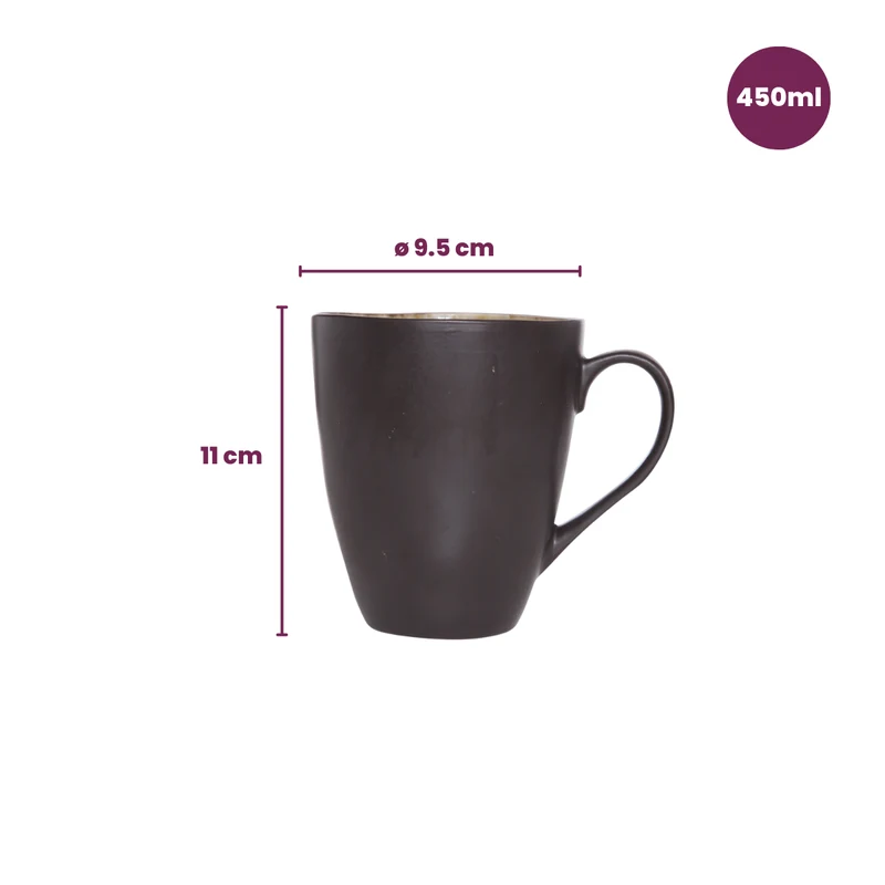 Ensemble de mugs Cosy&Trendy - Mugs à café - Laguna BlueGrey - 450 ml - 4 pièces