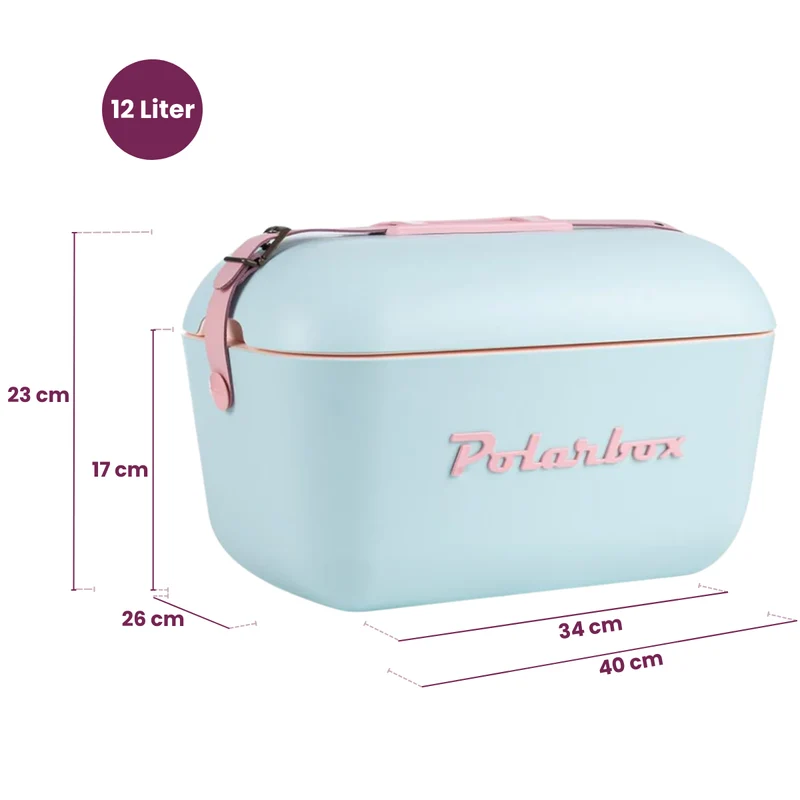 Glacière Polarbox - Glacière à bandoulière - Polarbox Bleu clair - 12 litres