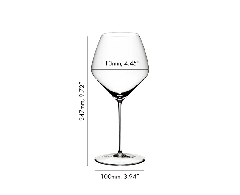Ensemble de verres à vin Riedel - Verres à vin rouge - Veloce - 760ml - 4 pièces