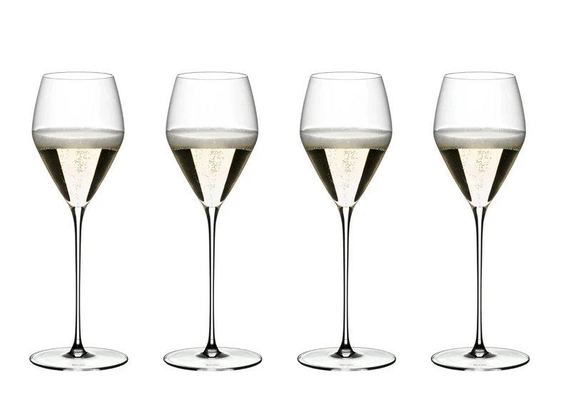Set de verres à vin Riedel - Verres à champagne - Veloce - 570ml - 4 pièces