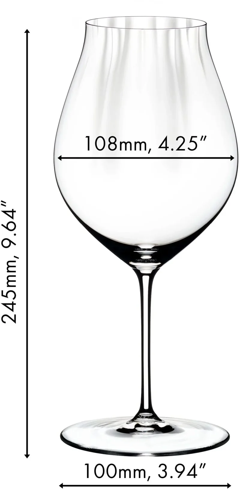 Set de verres à vin Riedel - Verres à vin rouge - Performance - 830ml - 4 pièces