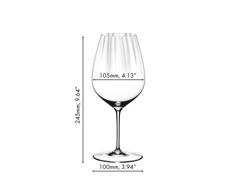 Set de verres à vin Riedel - Verres à vin rouge - Performance - 830ml - 4 pièces
