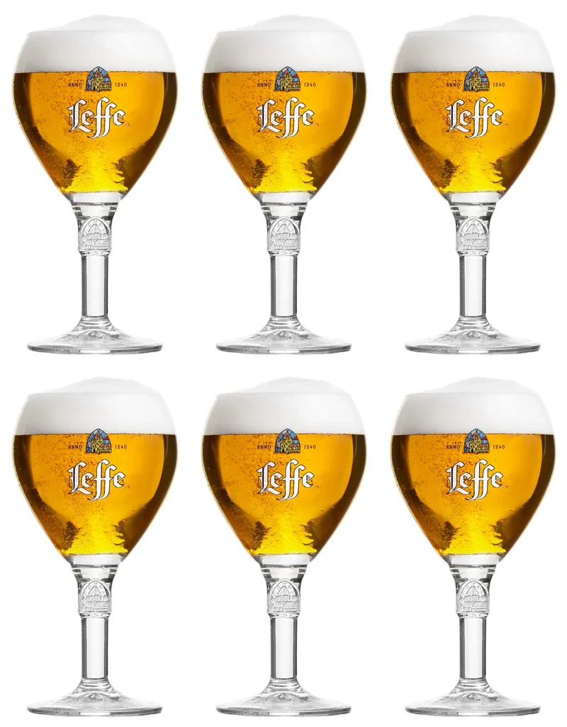 Ensemble de verres a bière Leffe - calice - Leffe - 250 ml - 6 pièces