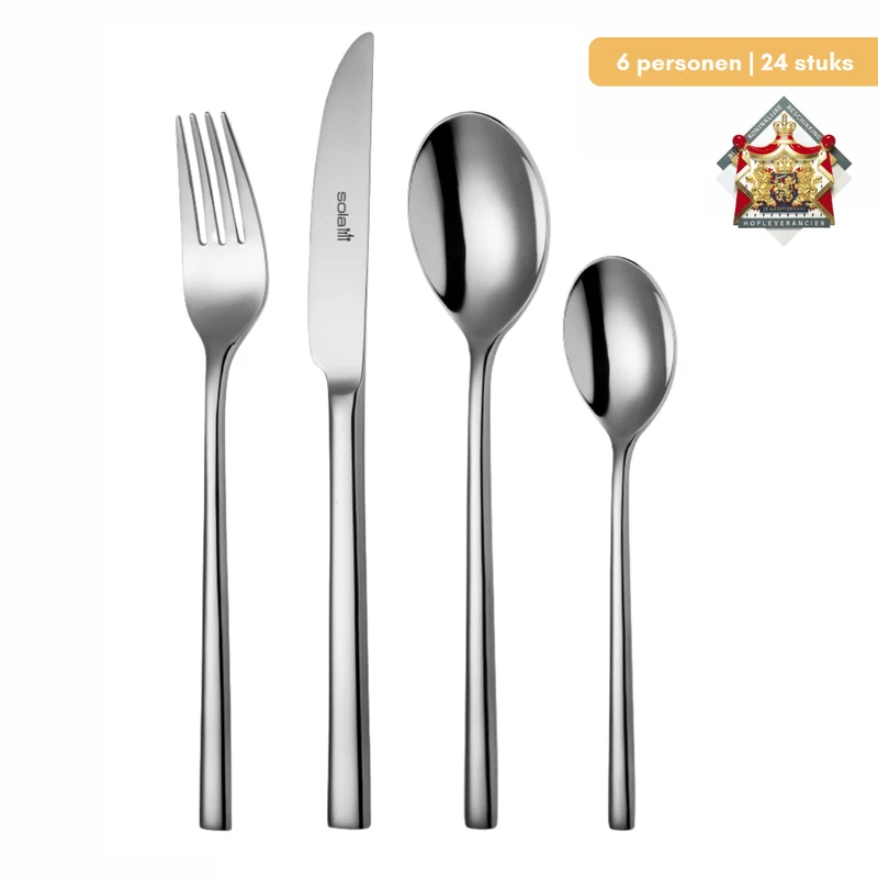 Ensemble de couverts Sola - Set de couverts - Montreux - 6 personnes - 24 pièces
