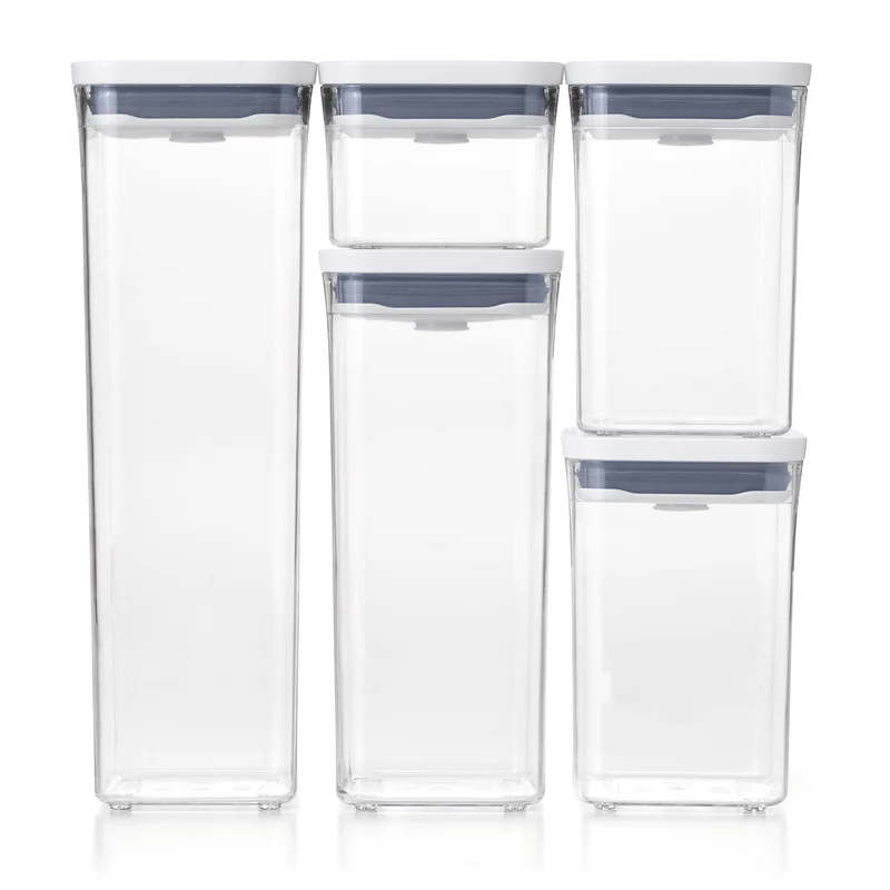 Ensemble de bocaux OXO Good Grips - Stockage - POP 2.0 - 400 ml-2,1 l - 5 pièces