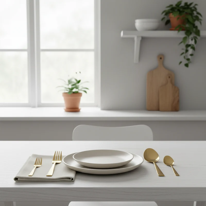 Ensemble de couverts Studio Tavola - Champagne - Bestek - 8 personnes - 42 pièces