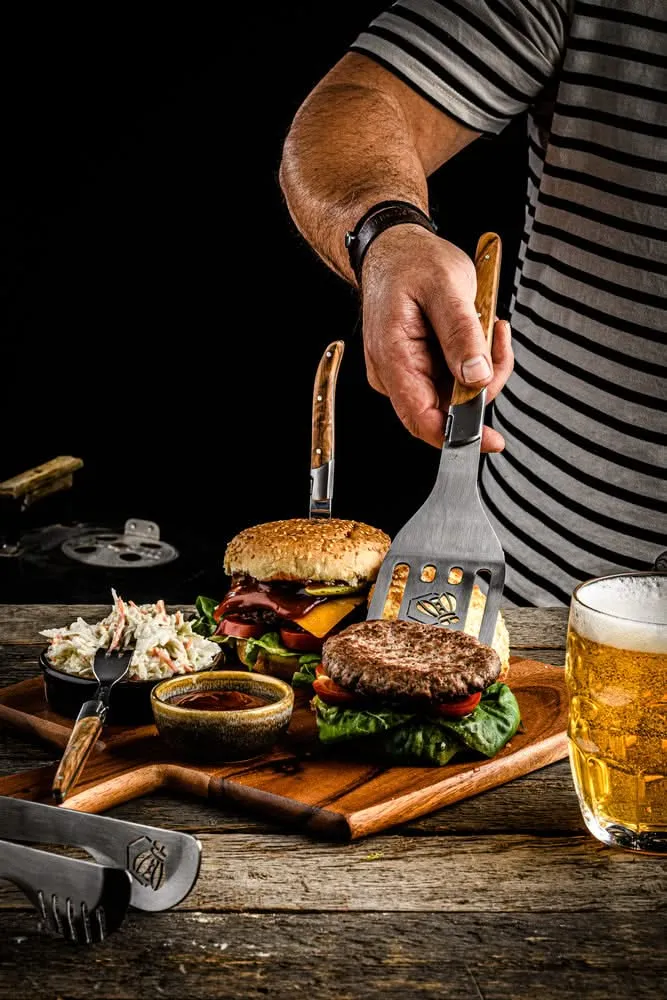 Set de barbecue Laguiole Style De Vie - Kit barbecue - Luxury Line - 2 pièces
