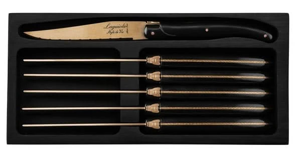 Set de couteaux Laguiole Style - Couteaux a steak - Prestige - 11 cm - 6 pièces