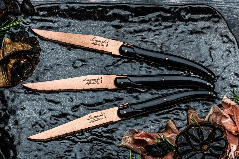 Set de couteaux Laguiole Style - Couteaux a steak - Prestige - 11 cm - 6 pièces